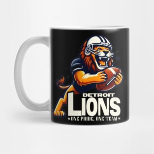 detroit lions, One Pride, One Team Mug